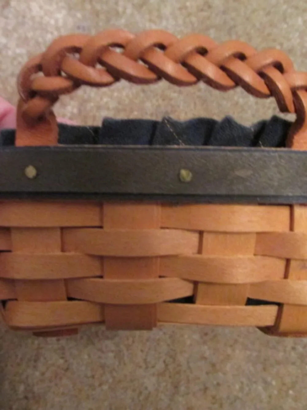 Longaberger 2002 Renewal basket plus extras